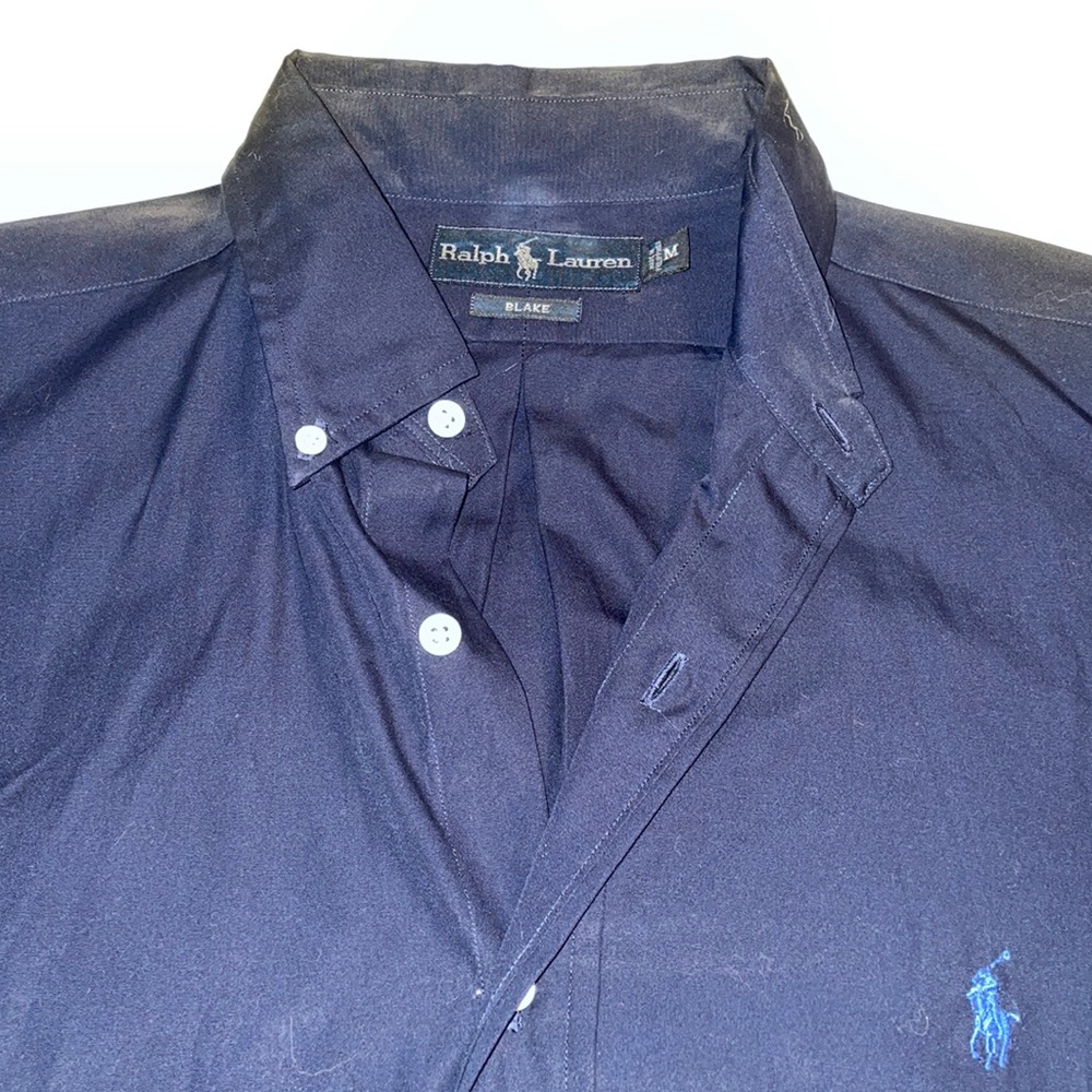 Navy blue dress shirt